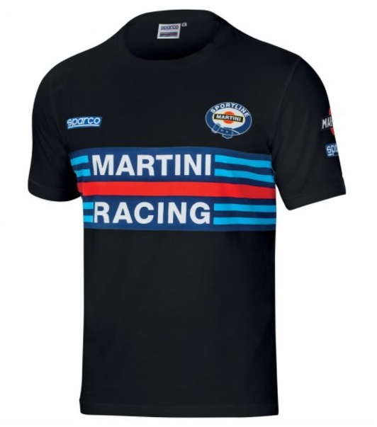 Tričko Sparco MARTINI Racing, čierna